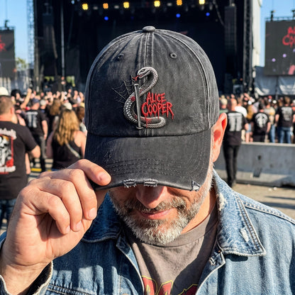 ACO Snake Cane Denim Cap
