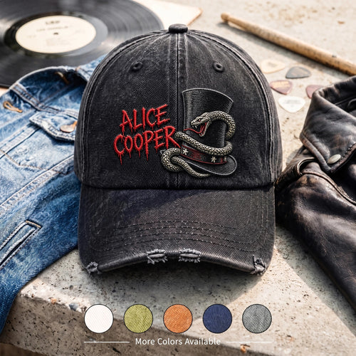 ACO Top Hat Snake Denim Cap