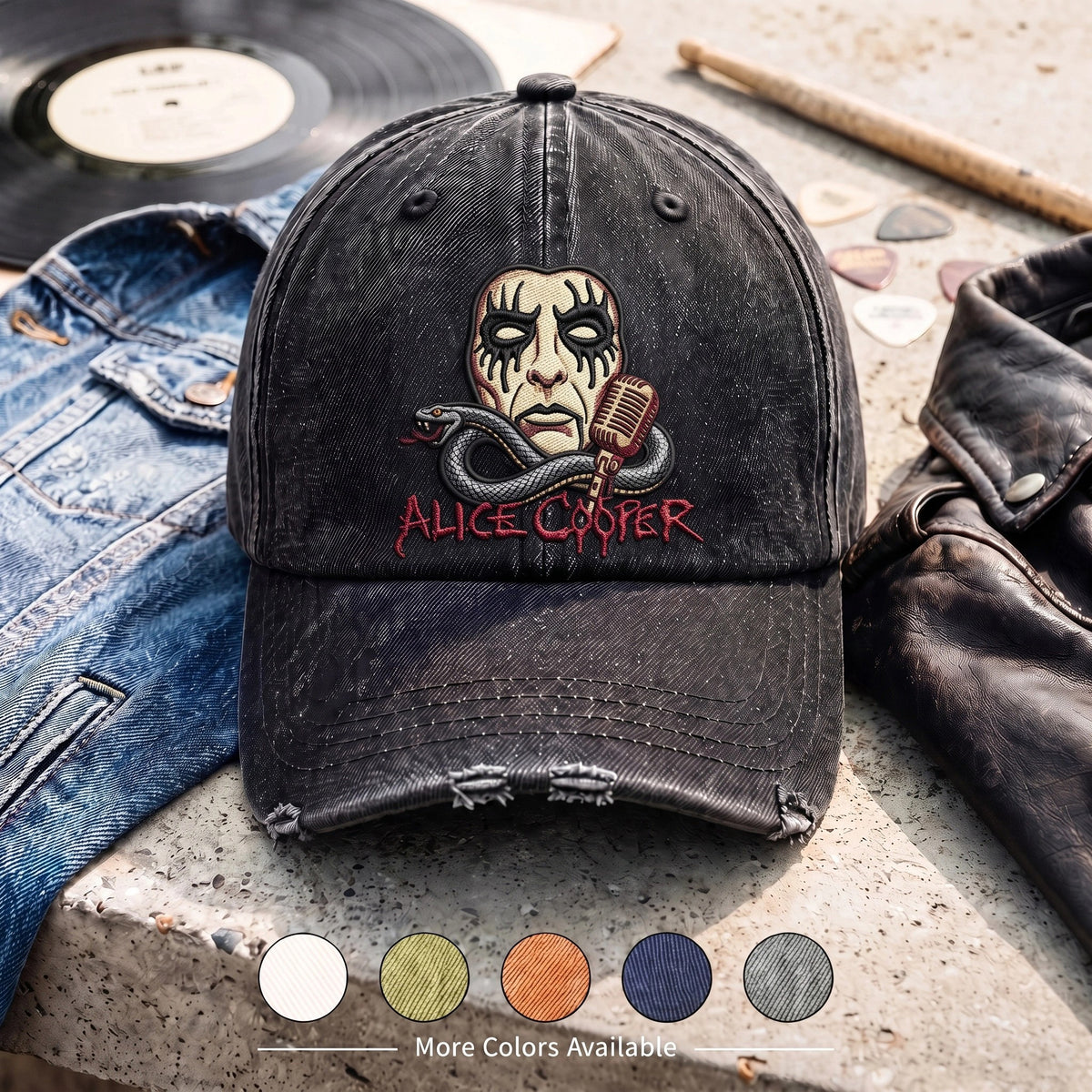 ACO Face Microphone Denim Cap