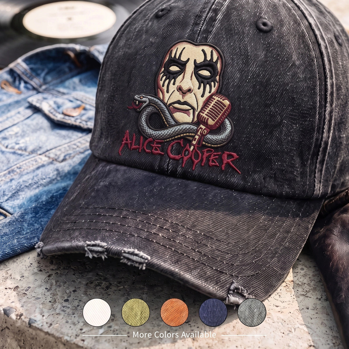 ACO Face Microphone Denim Cap
