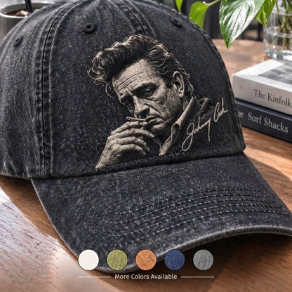 JCA Smoking Portrait Signature Denim Cap