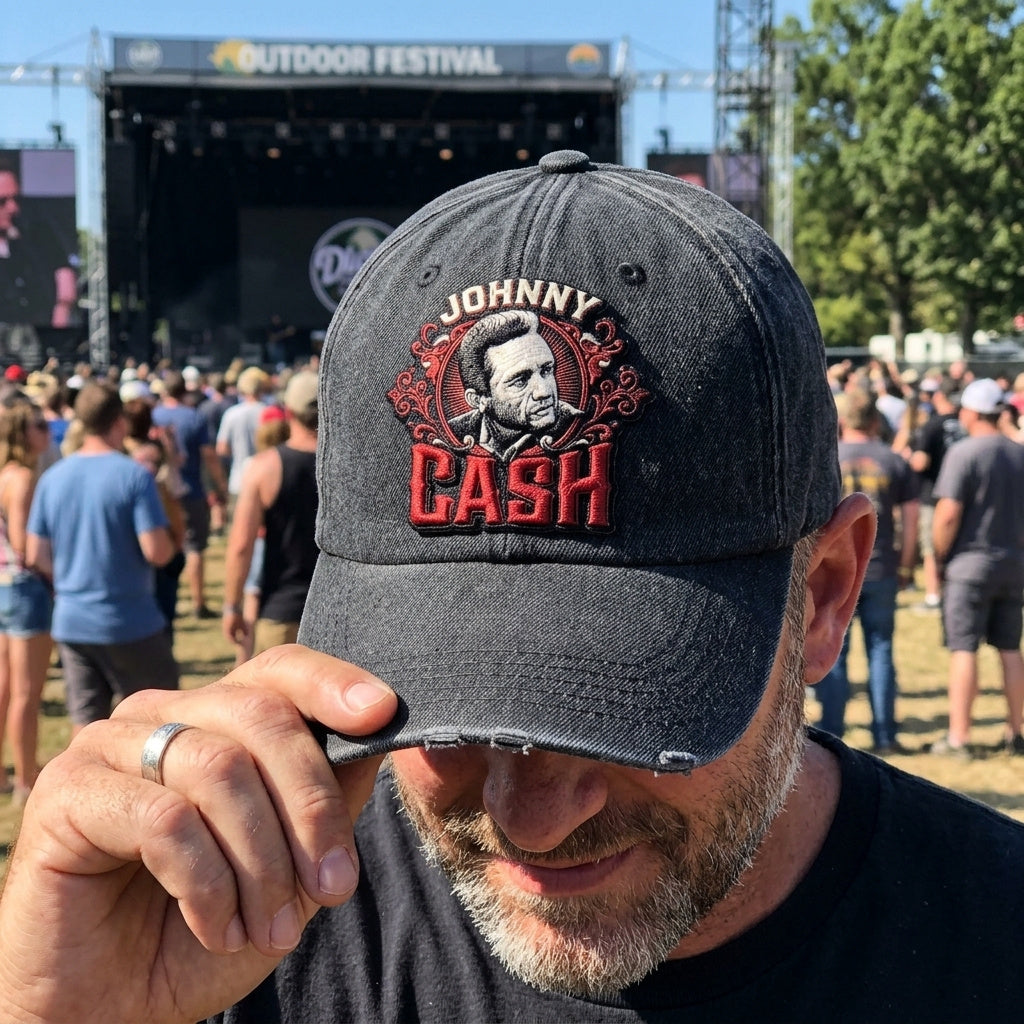JCA Portrait Vintage Denim Cap