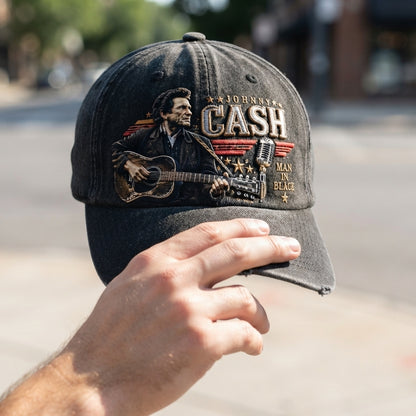JCA Man In Black Guitar Denim Cap