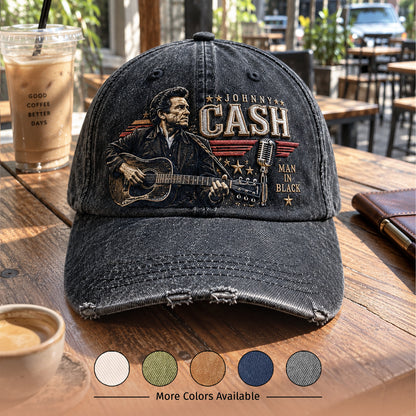 JCA Man In Black Guitar Denim Cap