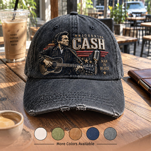 JCA Man In Black Guitar Denim Cap