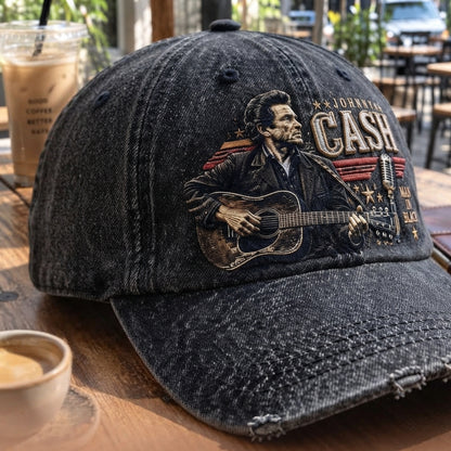 JCA Man In Black Guitar Denim Cap
