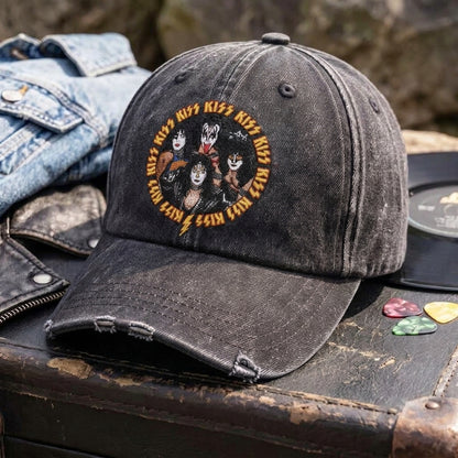 KIS Band Portrait Denim Cap