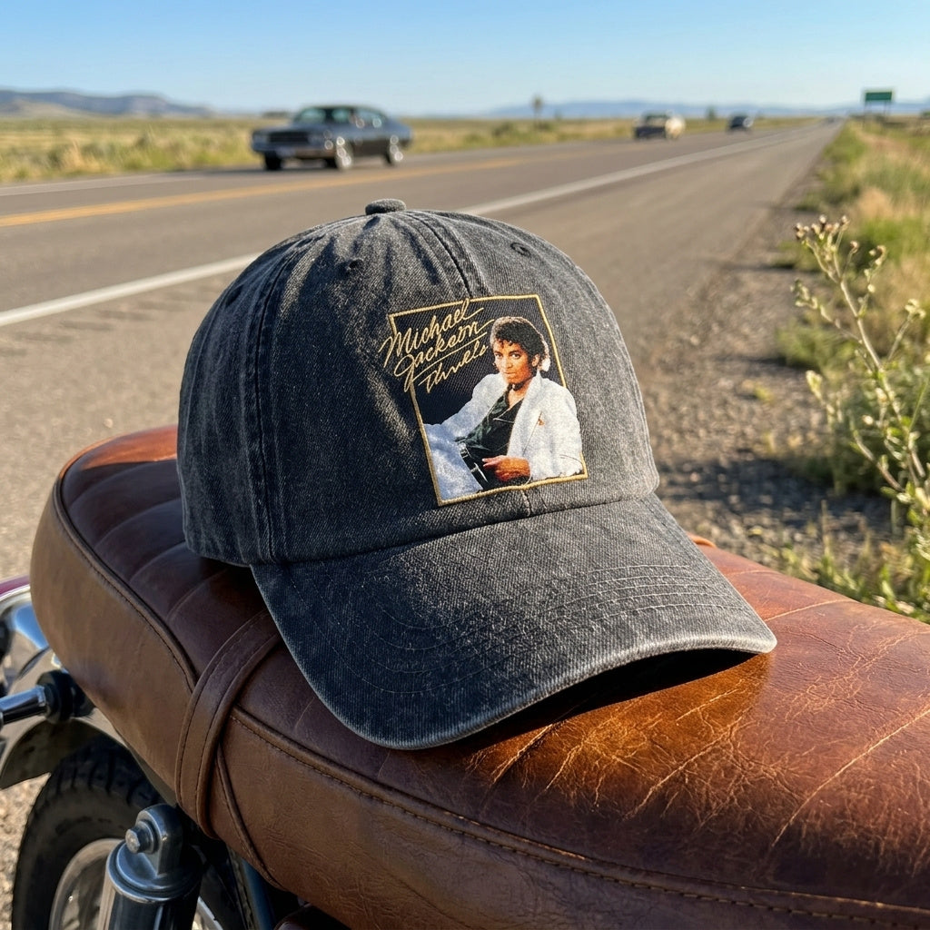 MJA Thriller Portrait Denim Cap