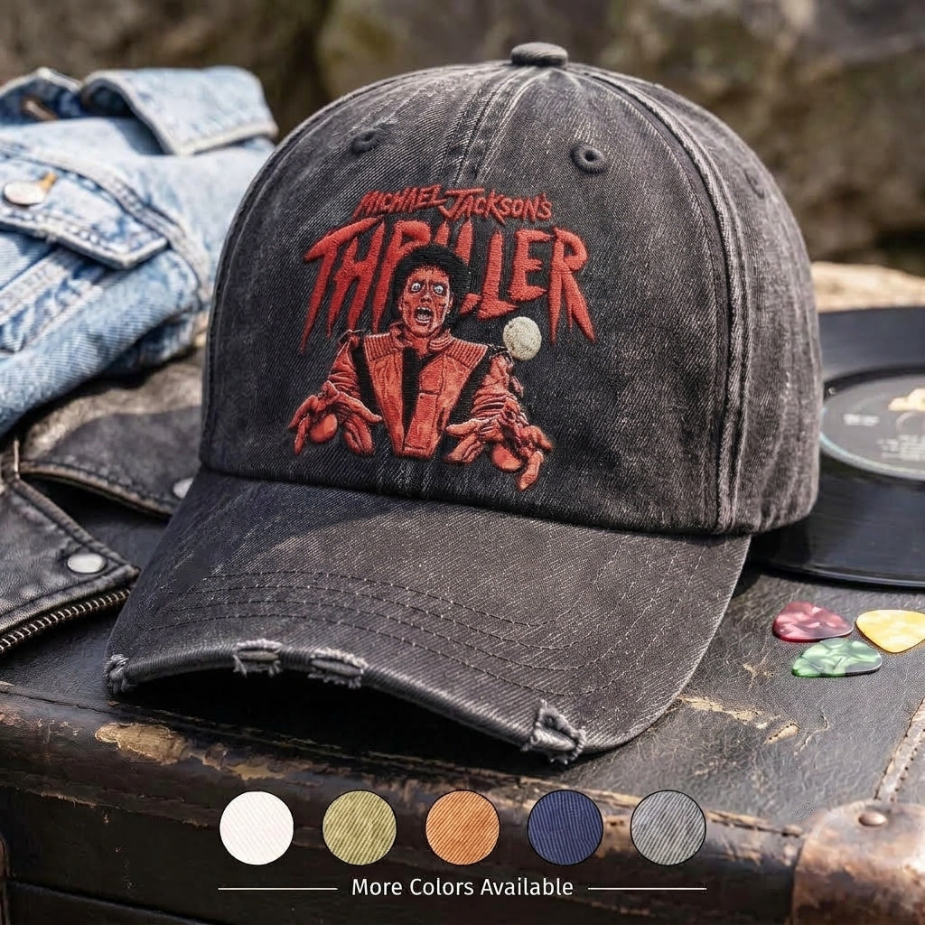 MJA Thriller Horror Denim Cap