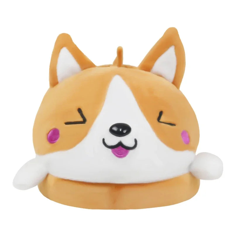 Homen Slippers Female Winter Plush Corgi Slippers Warm Women &Men Floor Indoor Shoes Cute Funny Adult Flat Slippers Zapatillas