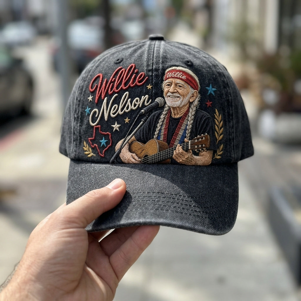 WNE Texas Guitar Denim Cap