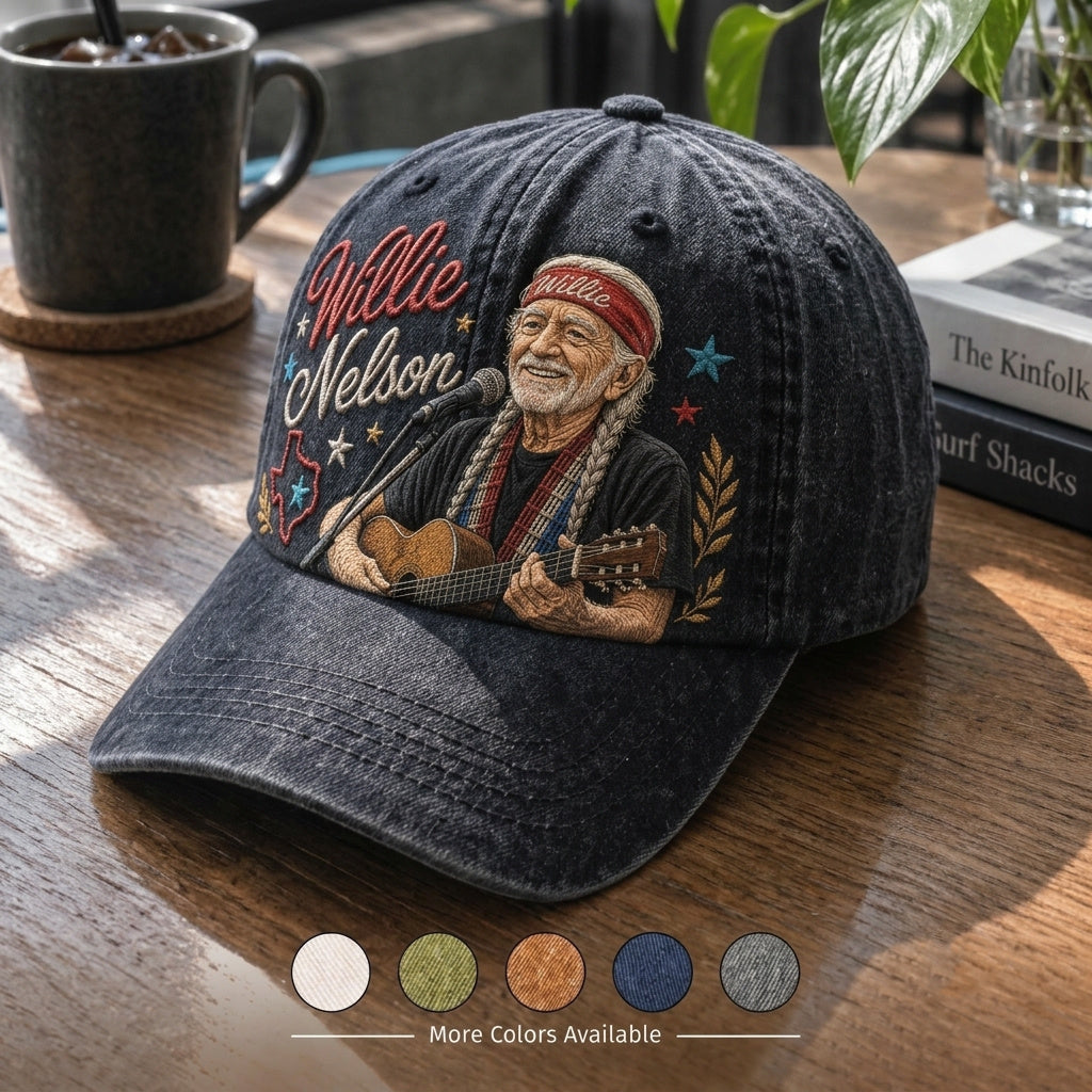 WNE Texas Guitar Denim Cap