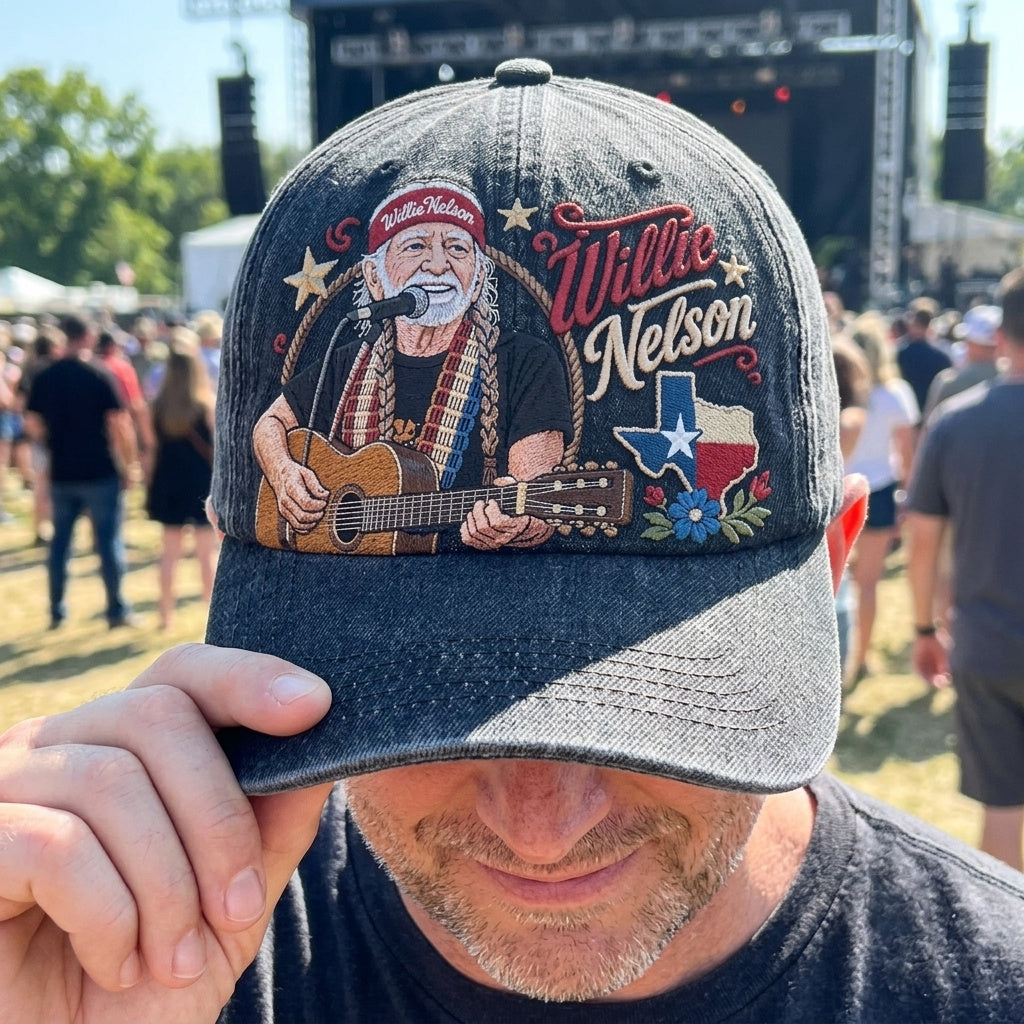 WNE Texas Star Denim Cap